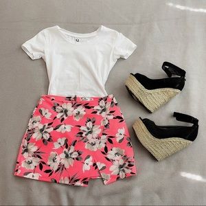 Floral Mini Skort